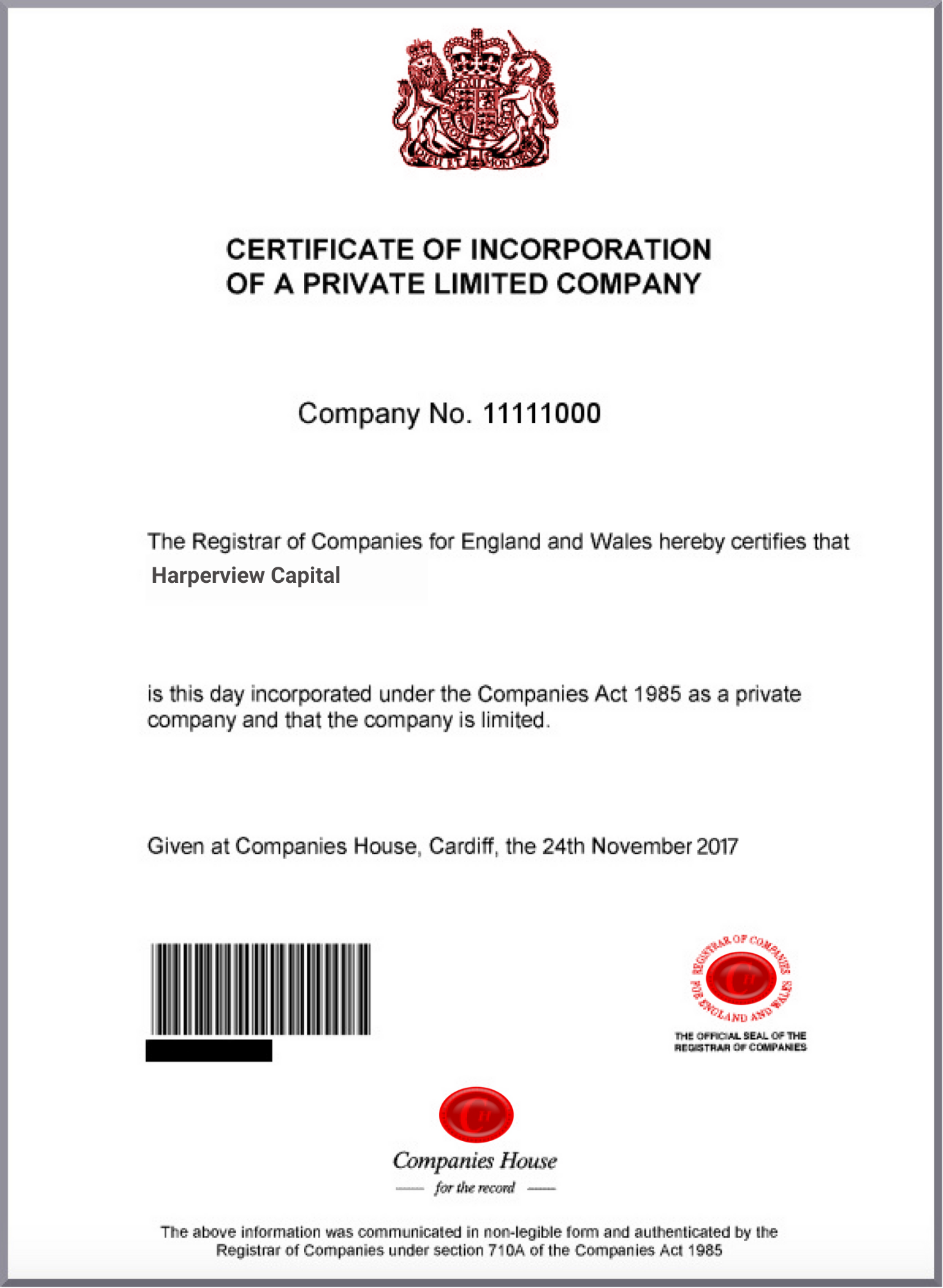 Certificate 2